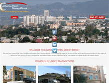Tablet Screenshot of californiahardmoneydirect.net